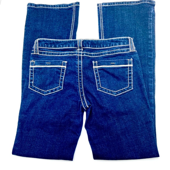 Blue Asphalt Women’s Juniors Boot Cut Jeans Size 7 - Picture 3 of 5